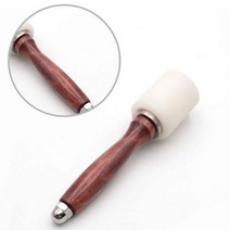 우드카빙키트 가죽 조각 망치 키트 나무 DIY 공예 소 펀치 커터 수제 도구 핸들, 01 Cross hammer