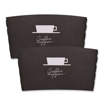 이룸팩 16/20온스 인쇄 테이크아웃컵홀더 100개 커피컵홀더, 12/16/20온스 커피호퍼 컵홀더 1