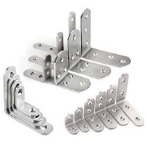 90도 직각 L형 스텐 삼각 코너 앵글 부속 2번