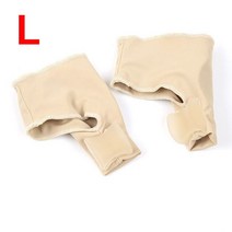 2Pcs=1Pair Toe Corrector Orthotics Foot Care Tool Hallux Valgus Bunion Bone Thumb Adjuster Correctio, 03 Beige-A-L