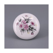 도자기 손잡이 엔틱 가죽 황동 특이한 x 인쇄 세라믹 서랍 당김 침실 농촌 스타일 옷장 mm, A