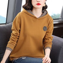 빌리즈빈 겨울 여성 루즈핏 긴소매 데일리 후드티 7544