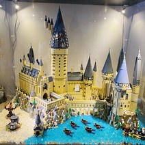호그와트 성 해리 포터 블록 블럭 피규어 호환레고 레고호환 호환블럭, 리마스터  호그와트 + 얕은 바다 확장팩