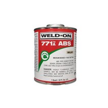D_WELD ON 웰드온 771 ABS 접착제 유백색 946ml 산업용, 단품