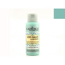 헤리티지공예 CADENCE 베리쵸키 글라스 데코 울트라 매트 물감 59ml (무광 수성 유리 글라스 포슬린 물감), 14.라이트민트그린(CG1355)