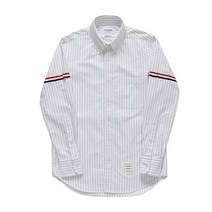 톰브라운 MWL301A F0013 960 스트라이프 그로그랭 암밴드 섀도우 옥스포드 남성 셔츠