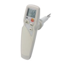 TESTO 205 식품전용 소형 pH측정기 방수 자동온도보상기능 육류 소시지 치즈 등