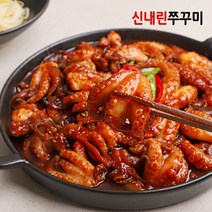 [신내린 쭈꾸미]집들이음식 캠핑요리 저녁메뉴 추천 매운 양념 쭈꾸미볶음 300g x 5팩, 신내린쭈꾸미 5팩