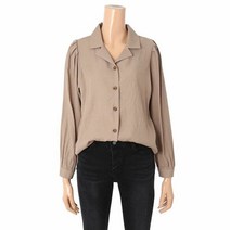 에이비에프지 퍼프소매 솔리드 블라우스(AMV3B54)