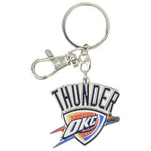 NBA 오클라호마 시티 썬더 팀 로고 헤비웨이트 키링, Oklahoma City Thunder