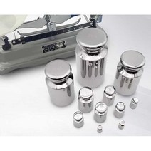 스틸 분동세트 저울추 세트 1g - 2kg 미세 교정 계량, M1급 크롬도금 - 200g (박스 제외)
