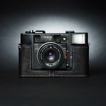소가죽 코니카 Konica C35 AF AF2 카메라 가방 C35 가죽 슬리브 필름, C35AF 베이스[블랙]