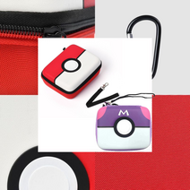 가오레 가방 박스 케이스 칩 디스크 보관함 앨범 카드 호환 파우치, 수납가방(레드)M