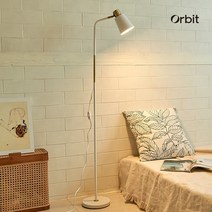 오르빗 비비드 플로어 램프 8W LED 전구포함 장스탠드 조명, 플로어램프_화이트
