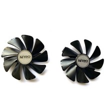 컴퓨터 쿨러 팬 cpu 본채쿨러 새로운 2 피스 CF1015H12D FD10015M12D RX 590 580 480 470 GPU 사파이어 RX470 RX590 RX580 RX48, [04] 2PCS