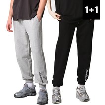 1+1 미니쭈리 트레이닝 자수 조거팬츠 남녀공용 빅사이즈