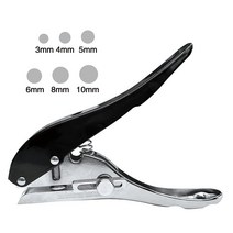 펀치 구멍 종이 펀칭 타공기 3mm4mm5mm6mm8mm10mm 조리개 라운드 펜치 신용 인화지 카드 코너 라운드 펀처 플라이어 커터, 10mm