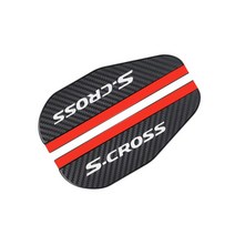 사이드미러 커버Suzuki Jimny Ignis Alto SX4 S-Cross 자동차 백미러 비 눈썹 액세서리, [10] For S-Cross