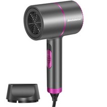 CkeyiN 헤어 드라이기 2000W 음이온 헤어 드라이어 여행용 저소음, 그린