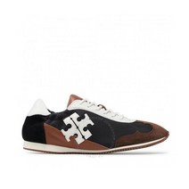 Tory Burch 토리버치 토리 버치 여성용 나일론 및 가죽 스니커즈 브랜드 사이즈 5