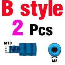 낚시 작살 수중 촉 해루질 물고기 바다 스피어건 MNFT-M8/M10/M12 네트 헤드 어댑터 퀵 릴리스 조인트 커넥터 태클 2 개입, [02] B style 2PCS