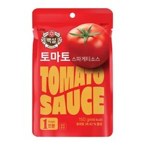 CJ제일제당 저녁메뉴추천 백설 토마토 스파게티소스 150g 파스타 요리재료 자취음식 가정간편식, 9개