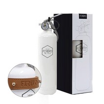 NEW 뉴 피레보 FIREVO 소화기 패키지형+차량용가죽거치대(브라운), NEW 스탠다드화이트 패키지+차량용가죽거치대(브라운)