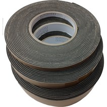 EVA 단면테이프 흑색 스펀지테이프 소음방지 완충 발포고무, 2mm*40mm*7M