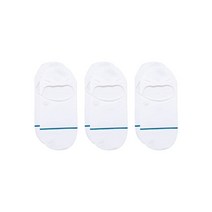스탠스 Stance 아이콘 덧신 양말 3팩 5종, White