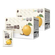 미쁨생활건강 딱좋아 순수100 배즙, 90ml, 100개 알뜰형