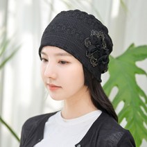 쿼터매쉬플 여성 여름 비니 두건 머리 항암모자 조리모 위생모자 (5컬러)