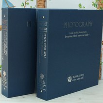 Color Album Ver.3 대용량 사진앨범 접착/포켓 NAVY, 4.NAVY COLOR_블랙포켓식 40매, 상세설명 참조