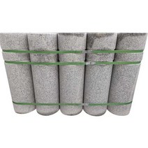 스톤볼라드 돌 볼라드 대리석 주차 금지대 원통 기둥, 지름 25cm 높이 70cm