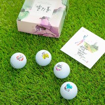 캘리볼 골프공 4구 세인트나인 3피스 선물세트