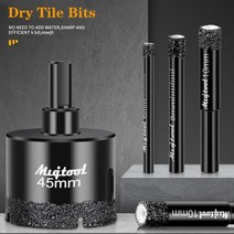 대리석 건조 구멍 오프너 6mm35mm 세라믹 타일 화강암 유리화 납땜 드릴 비트 1, 30mm, 라운드, 1pcs