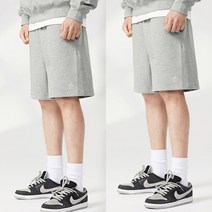 [뉴센] 1+1 여름 남성 트레이닝 반바지 5부 빅사이즈 트레이닝복 츄리닝 자수 2장묶음