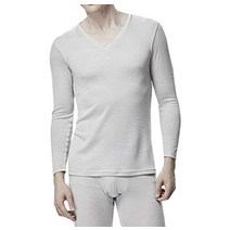 미즈노(Mizuno) C2JA9641 남성용 V넥 긴소매 셔츠