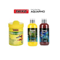 타이요 구피그랜(소형어사료) / AQUAPMO 박테리아제 물갈이제(모든 관상어용) 세트상품, TAIYO 골드그랜 120g