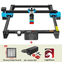 TwoTrees TTS-55 강력한 레이저 조각기 와이파이 오프라인 제어 80W 기계 450 ± 5nm 블루 라이트 40W Cnc, [07] kit 6, [01] 미국, [01] 15W