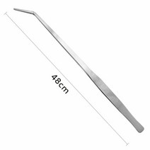 수족관 청소 수족관 긴 족집게 물고기 청소 도구 스테인레스 스틸 직선 액세서리 수생 식물