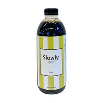 슬로울리 더치커피 콜드브루 원액 1000ml, 06.브라질 1L(페트병)