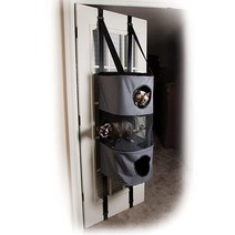 K&H Pet Products 걸이형 고양이 3단 콘도 클래시 그레이, 3 Story Condo