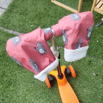 핸드메이드 킥보드장갑 킥보드워머 퀵보드워머 어린이 킥보드 성인여성까지가능, 6.자전거장갑(전동킥보드)인디핑크