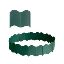 물결 텃밭울타리 펜스 화단 옥상 테라스 꾸미기 담장 경계 20pcs, 그린