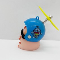 꿀꿀이 러버덕 풀세트 18종 오리벨 후미등 바이크 자전거 오토바이후미등 헬멧 프로펠러 어린이집 유치원 생일답례품, 17.도라에꿀, 1개