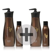 2개 수월 한방 샴푸세트 500ml+150ml 탈모 두피 클리닉
