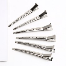 메탈 헤어 고정 커트 핀셋 미용실집게 뿌리볼륨집게, 상세페이지 참조