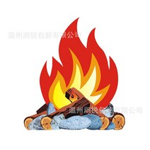 방화단열재 파이프단열재 방화폼패드 할로윈 캠핑 불꽃 캠프파이어 장식 화재 크리스마스