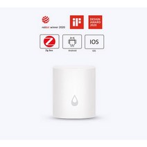 고콘 IoT 스마트 무선 누수 감지센서 누수 탐지기 디지털 감지 센서 수위 측정기 침수 알림 경보기, 1개
