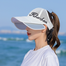 인싸모여 여성 썬바이저 골프 캐디모자 햇빛 자외선차단 선캡